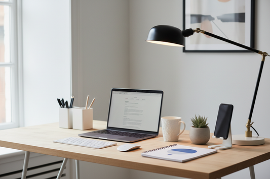 Office Essentials for a Clean and Modern Desk
